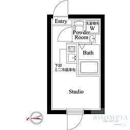 中野区中央4丁目マンション ワンルームの間取図画像