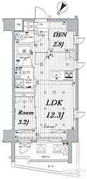 MAKES浅草イースト 1SLDKの間取図画像