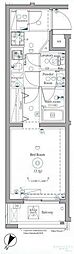 dips明大前 1Kの間取図画像