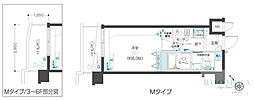 フェニックス練馬桜台 1Kの間取図画像