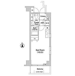COMFORIA墨田立花 ワンルームの間取図画像