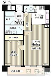 アステリオン松濤 1LDKの間取図画像