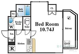 クレアール巣鴨 1Kの間取図画像