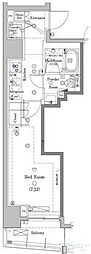 dips大山東町 1Kの間取図画像