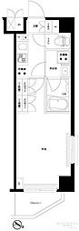 ルーブル蓮根 1Kの間取図画像