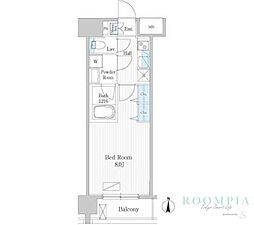 UPPERFIELDWOOD 1Kの間取図画像