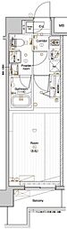 PREMIUMCUBE森下 1Kの間取図画像