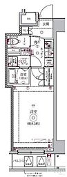 セジョリ新宿西落合 8階1Kの間取り