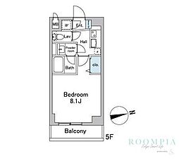 KDXレジデンス桜上水 3階1Kの間取り
