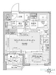 クレヴィア荻窪 3階1LDKの間取り