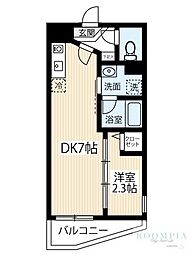 間取図画像 1DK
