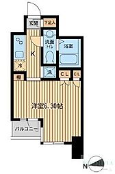 KDXレジデンス東新宿 1Kの間取図画像