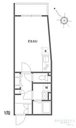 ArtizA氷川台 ワンルームの間取図画像