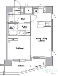 PRIMEURBAN西新宿1 1LDKの間取図画像
