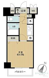 フェニックス初台 1Kの間取図画像