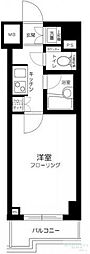 ルーブル飯田橋 1Kの間取図画像
