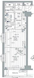 アーバンヴィスタ板橋本町 2Kの間取図画像