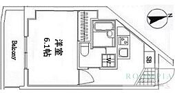 スカイコート新宿落合南長崎駅前 1Kの間取図画像