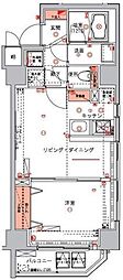 ハーモニーレジデンス浅草 1LDKの間取図画像