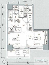CREVISTA南千住 1LDKの間取図画像