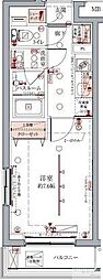 CREVISTA板橋志村 1Kの間取図画像