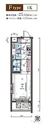 LIVCITY成増ミュジオ弐番館 1Kの間取図画像