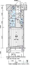 メインステージパーク大山 1Kの間取図画像
