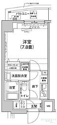 アイルグランデ押上イースト 1Kの間取図画像