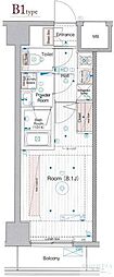 ベルグレードSKDUE 1Kの間取図画像
