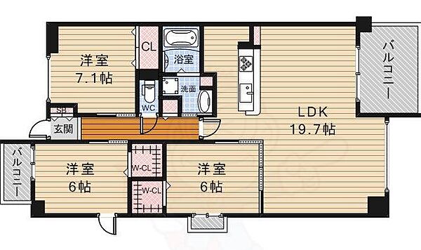 同じ建物の物件間取り写真 - ID:227078990036