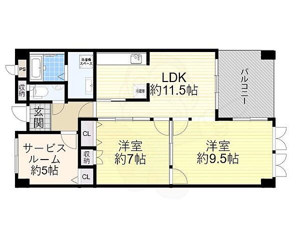 同じ建物の物件間取り写真 - ID:227080579051