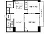 間取り：２ＬＤＫです。シンプルで使いやすい間取りです。   