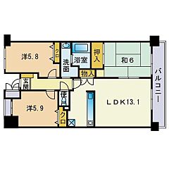 物件の間取り