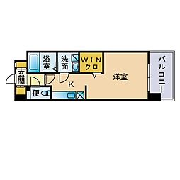 間取図画像 1K