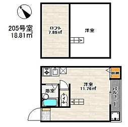 間取図画像 ワンルーム