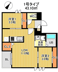 物件の間取り