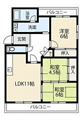 物件の間取り