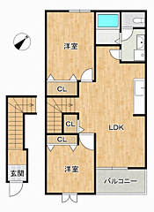 物件の間取り