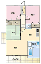 BOXK-81 3LDKの間取図画像