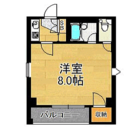 馬出ファイブビル 1Kの間取図画像