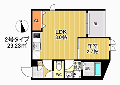 物件の間取り