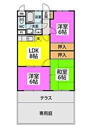 間取図画像 3LDK