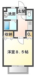 間取図画像 1K