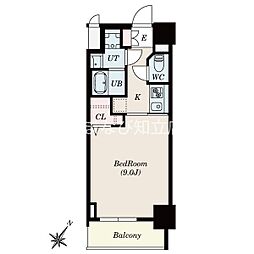 S-RESIDENCE安城adorable 7階1Kの間取り