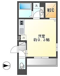 One’s (ワンズ) 3階ワンルームの間取り