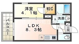 間取図画像 1LDK