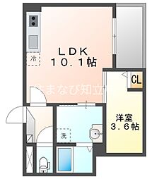 Jack kamishigeharaII 1LDKの間取図画像
