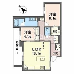 物件の間取り