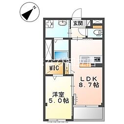 間取図画像 1LDK