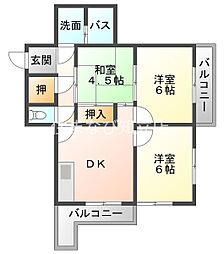 間取図画像 3DK